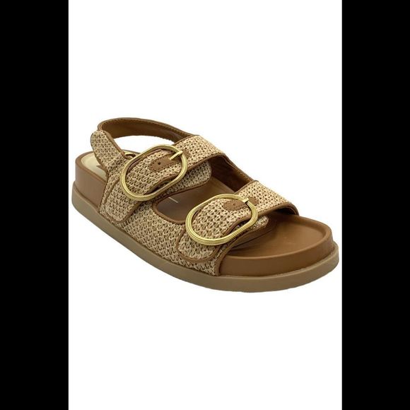 Dolce Vita Women's Starla Sandal Tan Multi Woven - Medium - Picture 1 of 3